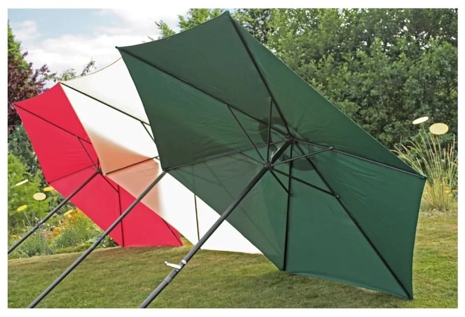 Szary parasol ogrodowy 300x300 cm – Garden Pleasure