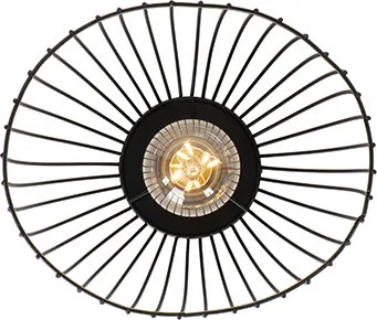 Designerska lampa sufitowa czarna 20cm - Pua