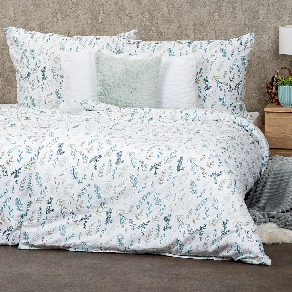 4Home Pościel flanelowa Pine, 160 x 200 cm, 70 x 80 cm