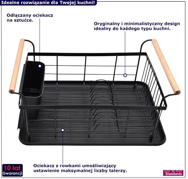 Minimalistyczna suszarka na naczynia Z0-D24