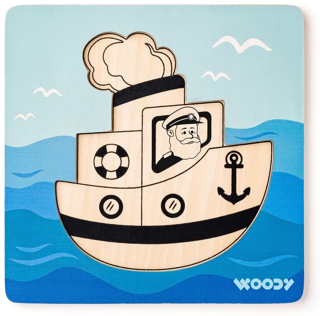 Woody Puzzle Łódź
