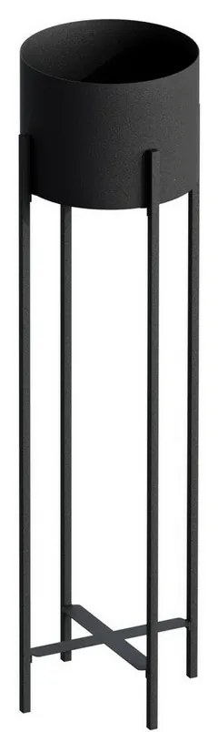 Metalowy stojak na kwiaty GED-025 Loft czarny