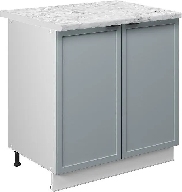 Szafka pod zlew jasnoniebiesko-szary 80x60x82 fame-line