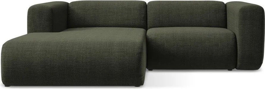 Zielony narożnik (lewostronny/z szezlongiem) Ekahi – Makamii