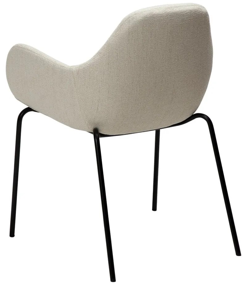 Kremowy fotel z materiału bouclé Zimmer – DAN-FORM Denmark