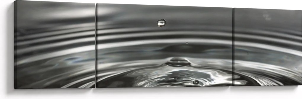 Obraz kropli wody (170x50 cm)