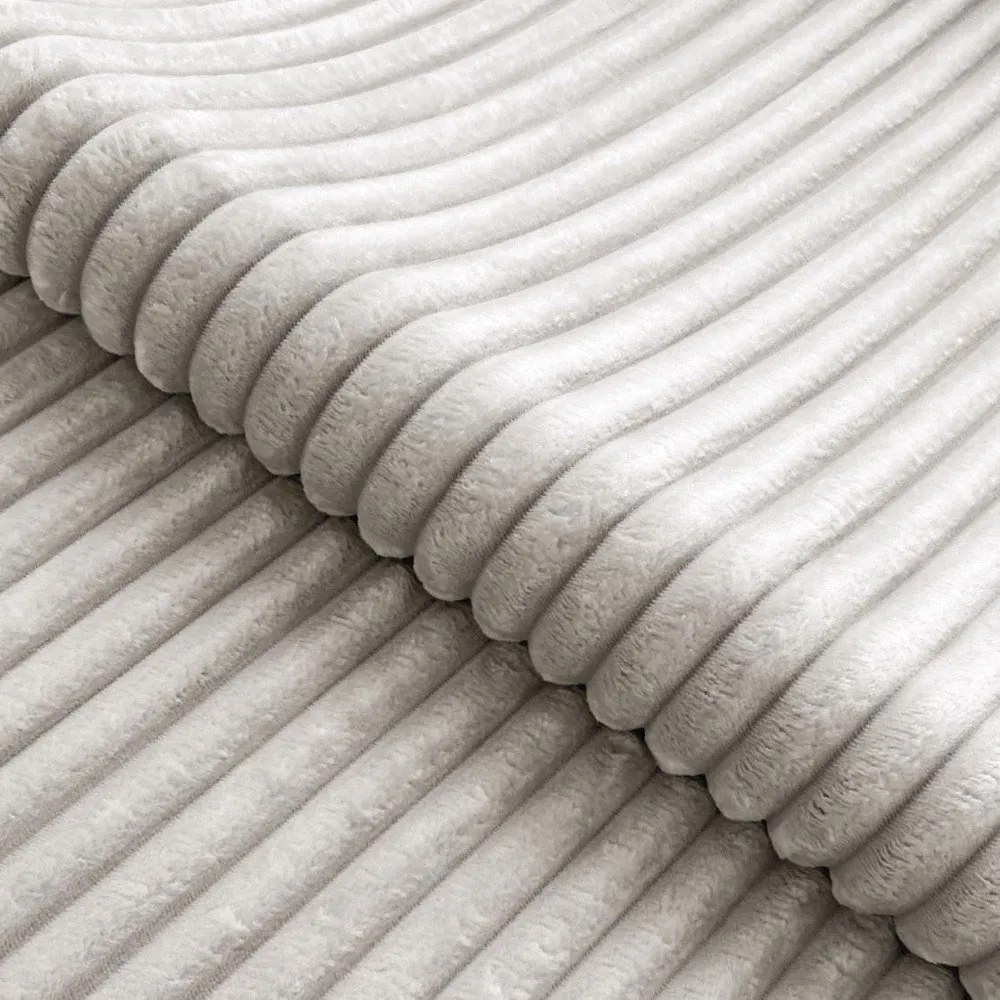 Jasnoszary sztruksowy narożnik (lewostronny/w kształcie litery L) Marbeya – Ropez