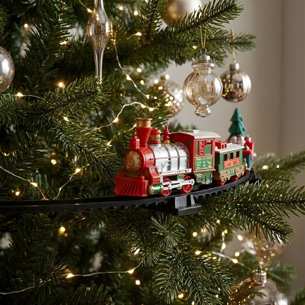 Świąteczny pociąg na choinkę, 23 elementy, Ø 87,5 cm