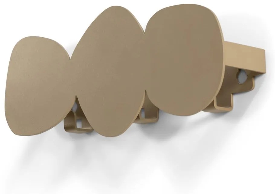 Beżowy metalowy wieszak ścienny 35 cm Tumulo – Spinder Design