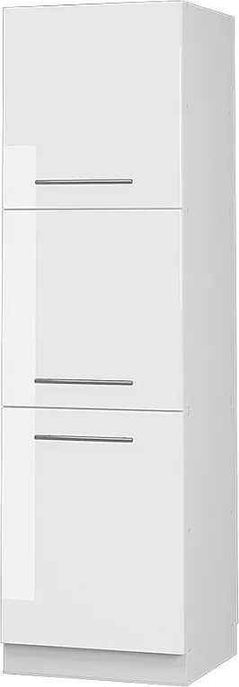 Szafka kuchenna biały wysoki połysk 60x58x206.8 fame-line