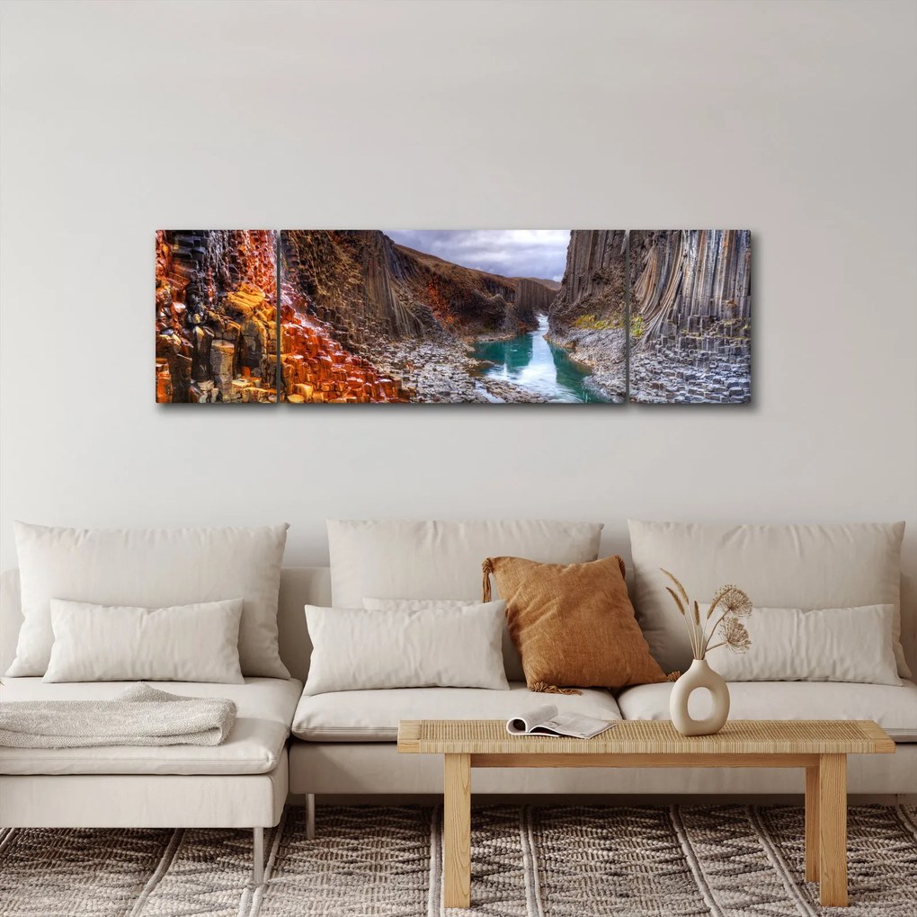 Obraz - Kanion Studlagil (170x50 cm)
