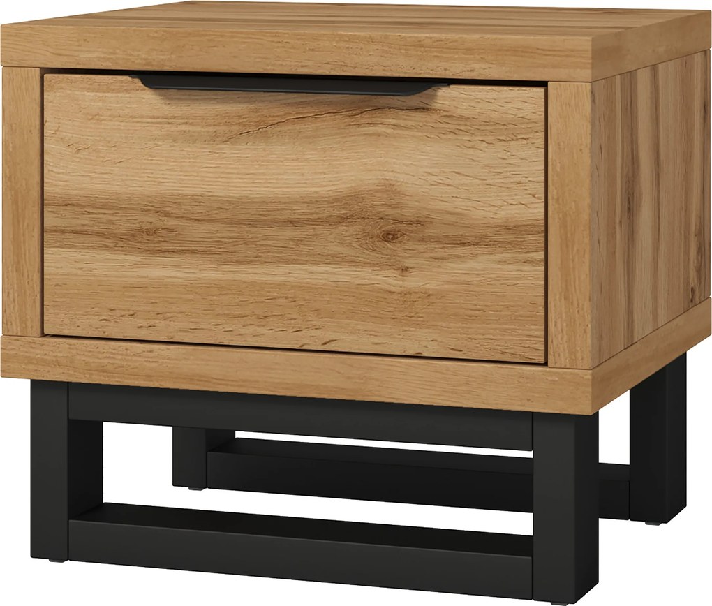 Szafka Nocna HALLETTA 55 cm Stolik Nocny do Sypialni