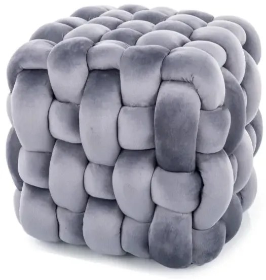 PUF FARIS VELVET SZARY TAP. 252 SIGNAL