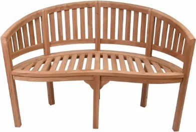 Ławka z drewna teakowego 120 cm, odporna na warunki pogodowe