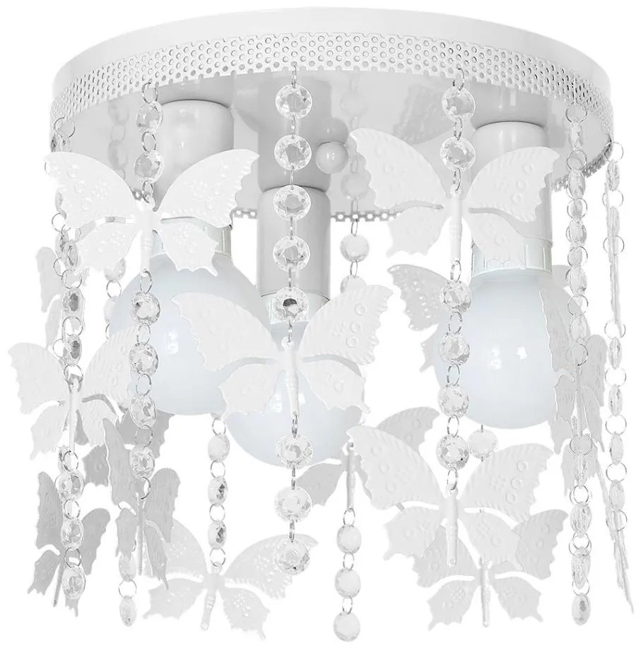 Lampa dziecięca ELZA butterflies 3xE27/60W/230V