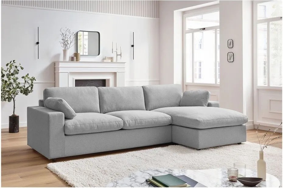 Jasnoszary narożnik Belair – Bobochic Paris