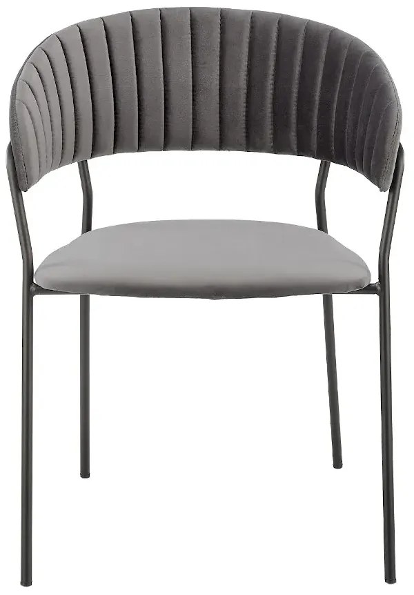 Szare nowoczesne krzesło D3-Z65