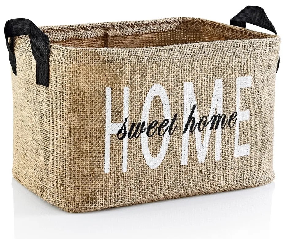 Koszyk do przechowywania z juty 30x22x30 cm – Mioli Decor