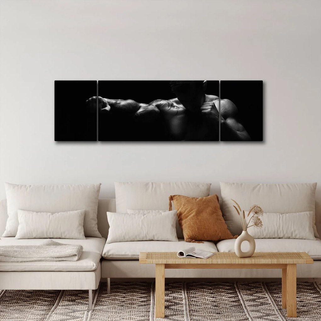 Obraz - Uderzenie pięścią (170x50 cm)