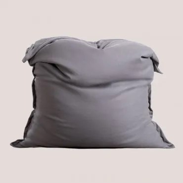 Pufa 150x125 Cm Z Tkaniny Attus Antracita - Sklum