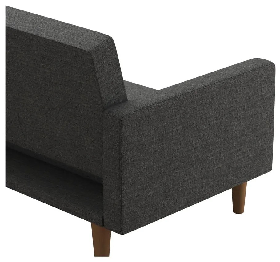 Szara sofa rozkładana 204 cm Channel – Støraa