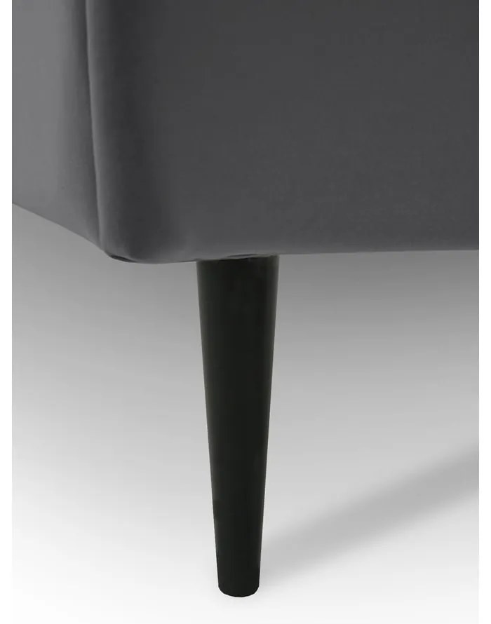 Szare łóżko dziecięce 90x200 cm Mercury – Scandic