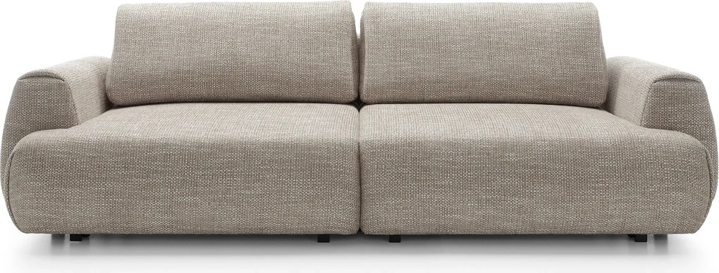 Rozkładana kanapa nowoczesna ciepły szary R3-W66