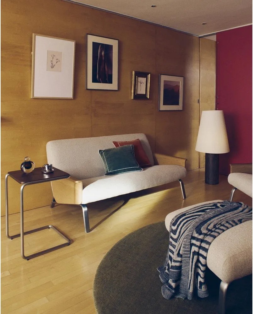 Beżowa sofa z tkaniny szenilowej 165 cm Amsen – Kave Home