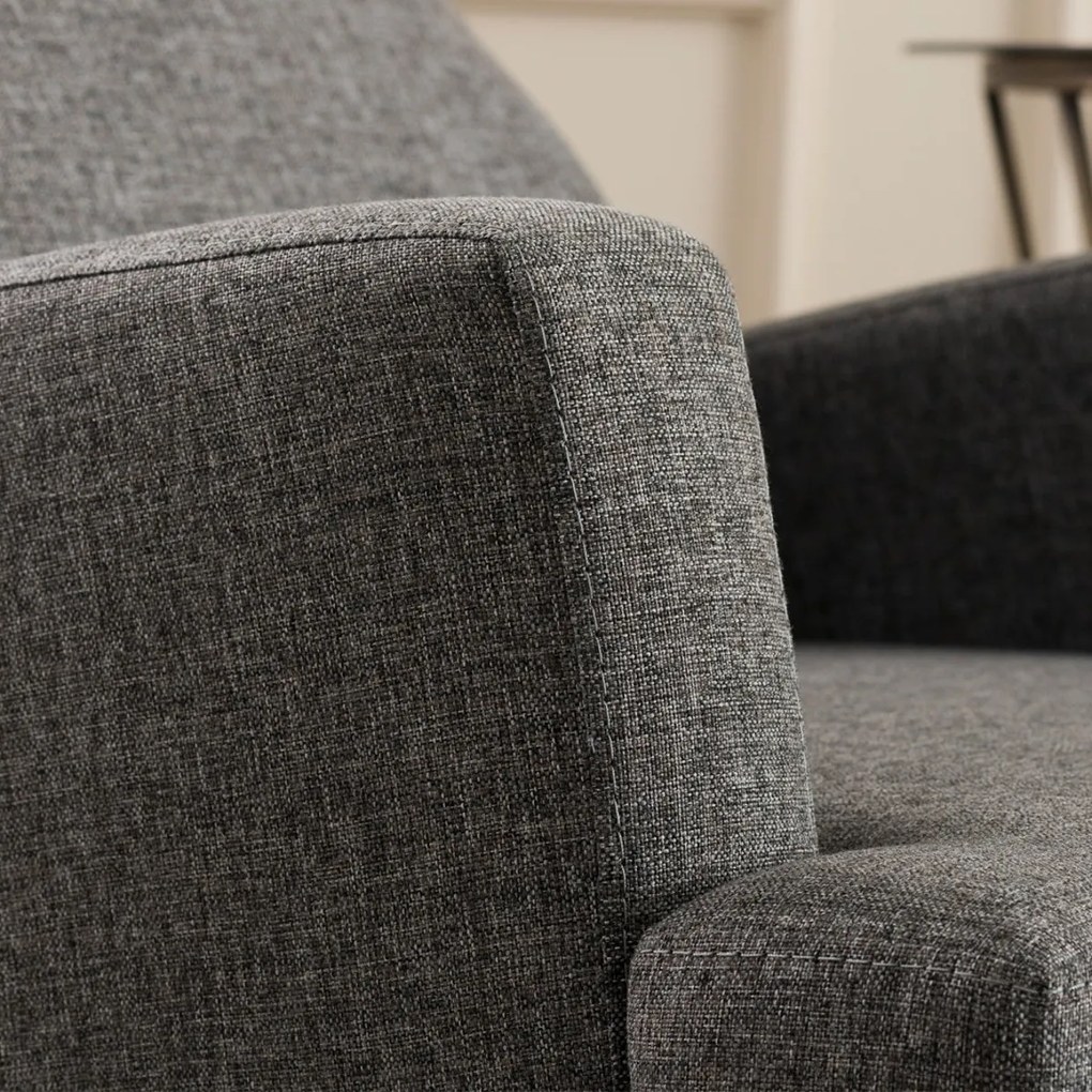 Fotel Kana Bergere Dark Grey