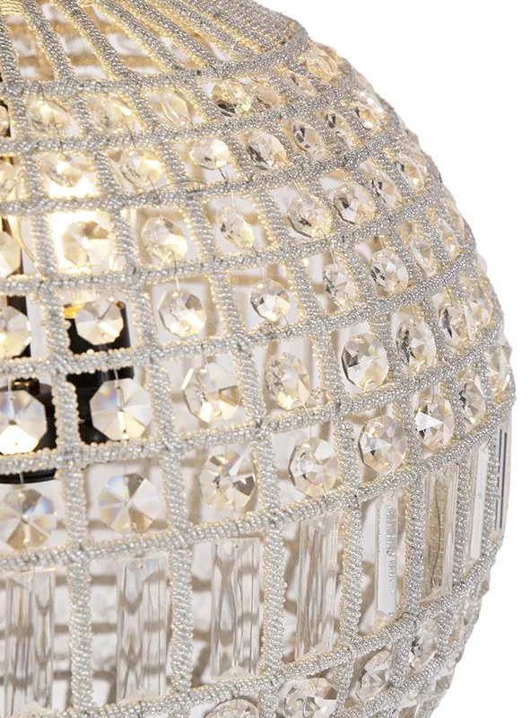 Lampa wisząca w stylu art deco kryształ 50 cm złota - Kasbah klasyczny/Antyczny Oswietlenie wewnetrzne