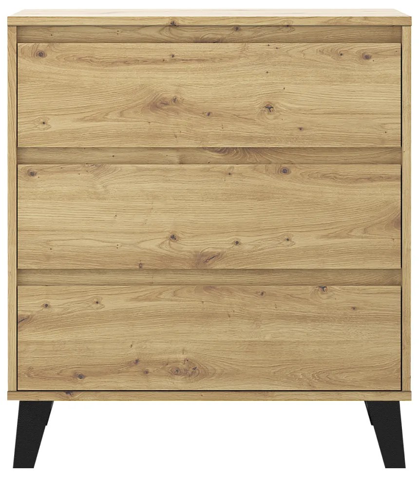 Komoda BOGAN 3S70, dąb artisan