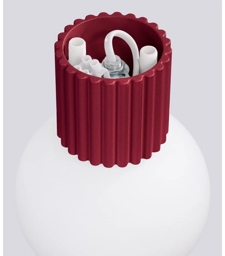 Bordowy kinkiet Orbital – Sollux