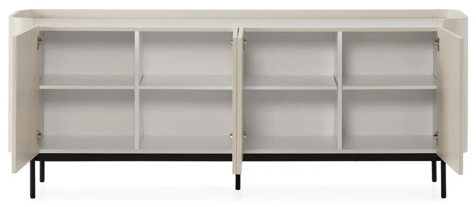 Kremowa komoda 200x80x40 cm Willa – MOME