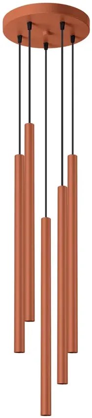 Nowoczesna lampa wisząca w kolorze ochra - M088 B6-K18