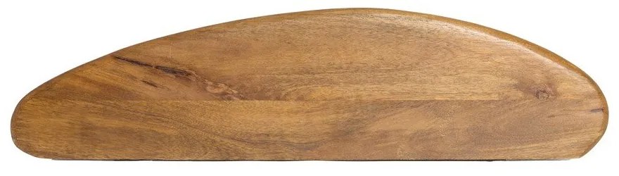 Półka z litego drewna mango w naturalnym kolorze 70 cm Ginosu – Light & Living