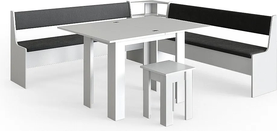 Corner Bank Group biały 210x210x80 roman
