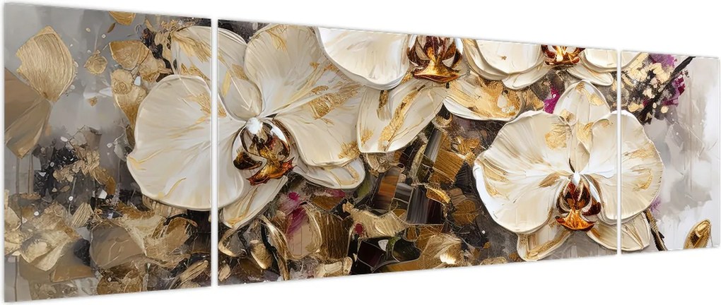Obraz - Storczyki (170x50 cm)