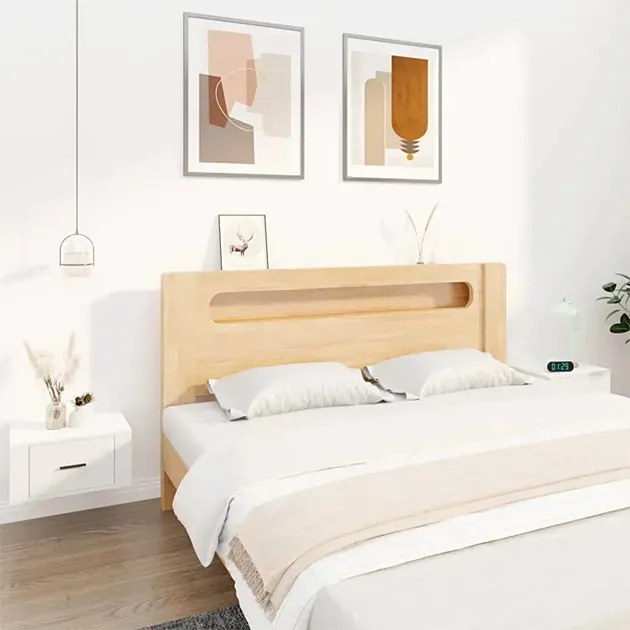Komplet białych wiszących szafek nocnych P6-M63