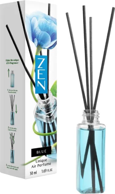 Aromatyczny dyfuzor patyczkowy ZEN BLUE 50 ml