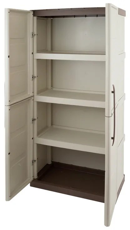 Szafa plastikowa S Line, 1650x700x390 mm, wysoka