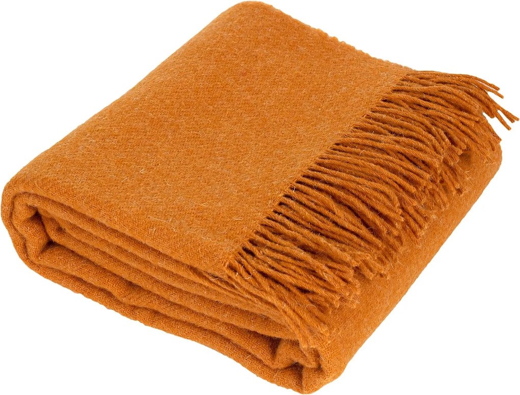 Pled Zelandia 140x200cm melange mustard