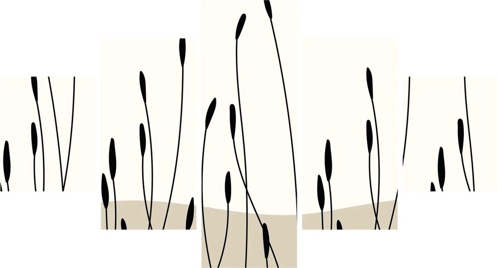 Obraz - Łąka graficzna N⁰3 (125x70 cm)