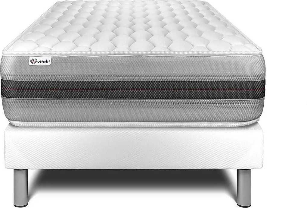 lózka z materacem VITAL SPRING RECOVER 120 x 190 cm Rama lózka Bialy