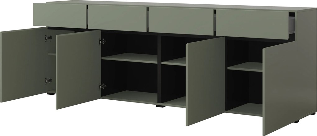 Komoda INCROCIO 225 cm do Salonu Sypialni Zielony