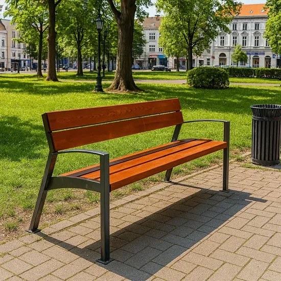 Ławka parkowa Ambra 2X 150 cm - 84 kolory