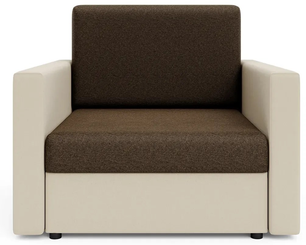 Sofa amerykanka brązowy + beż - Idra 3X