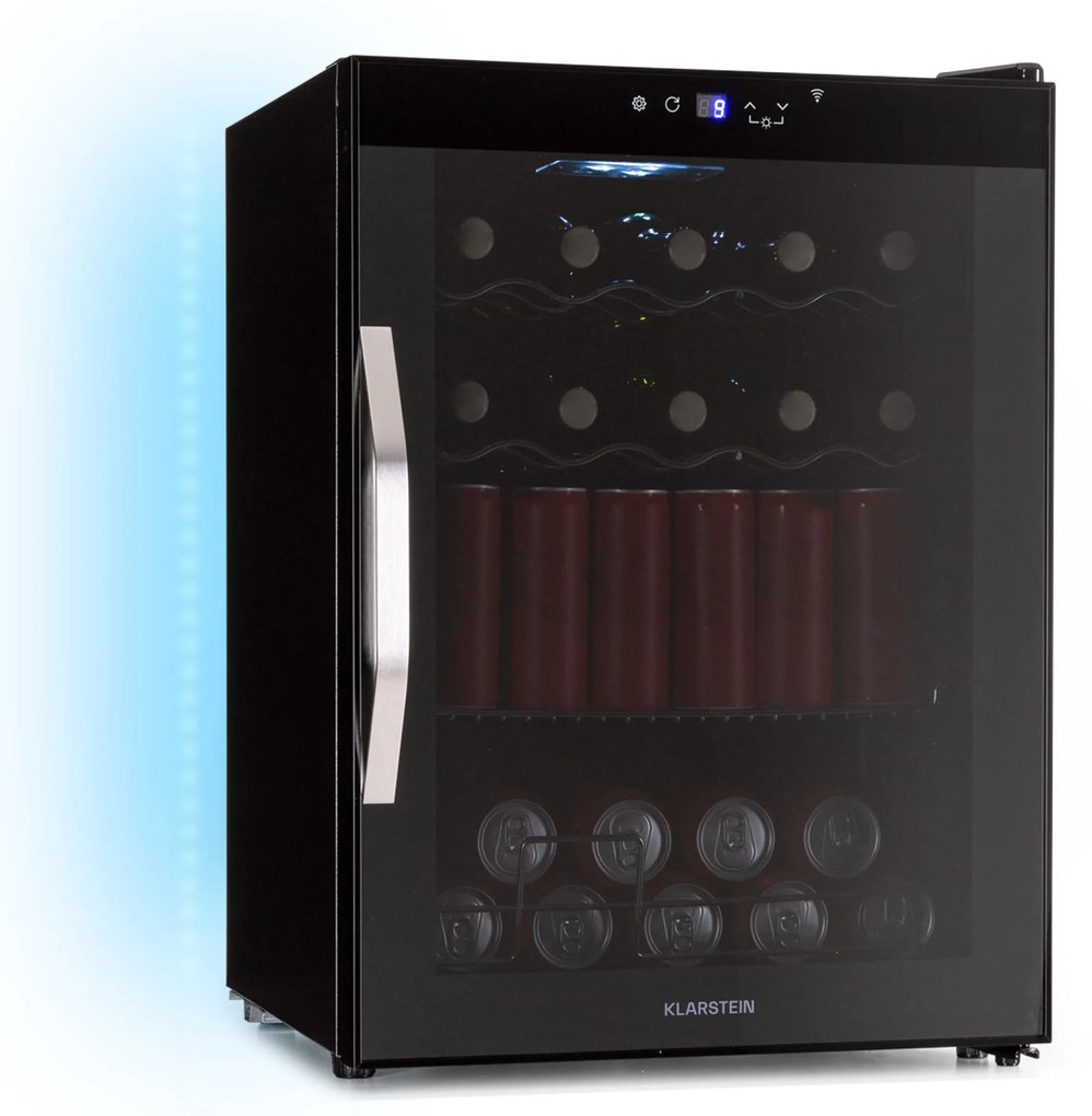 Klarstein Coachella Smart 63.5cm 60L Lodówka na Napoje Czarny