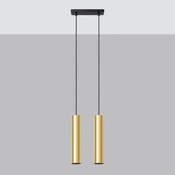 Lampa wisząca LAGOS 2 złoty połysk