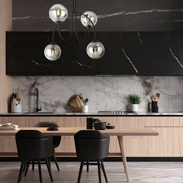 Grafitowa lampa w stylu industrialnym E5-S22