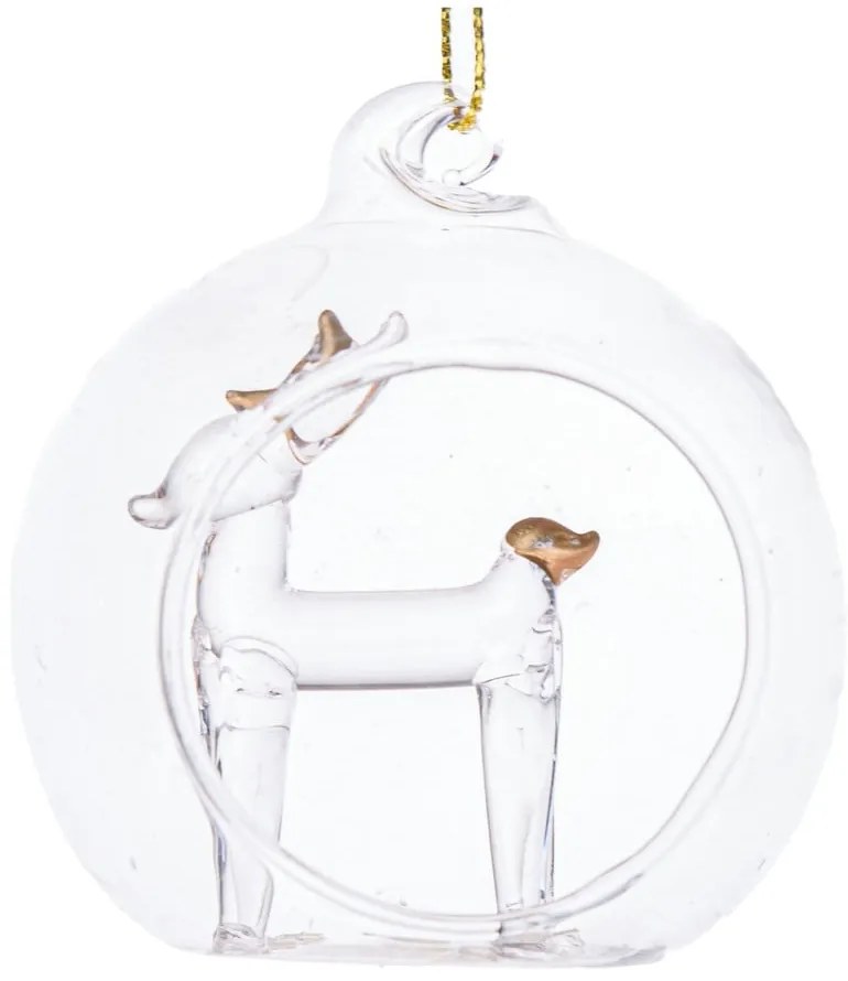 Szklana bombka Reindeer – Dakls